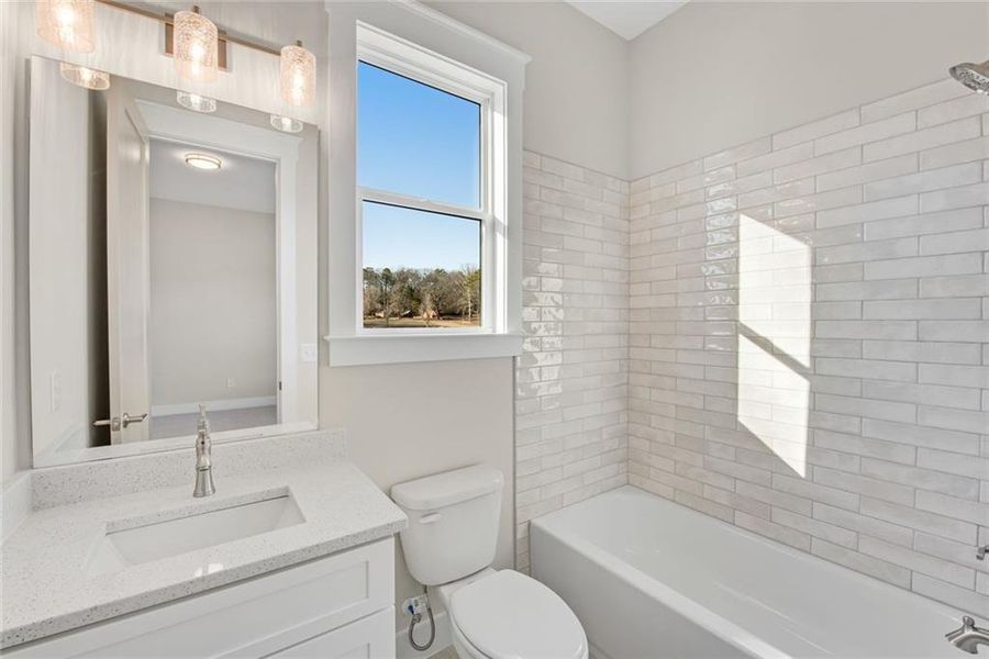 Furnished interior view inside a new home in , Hiram (Image 12).