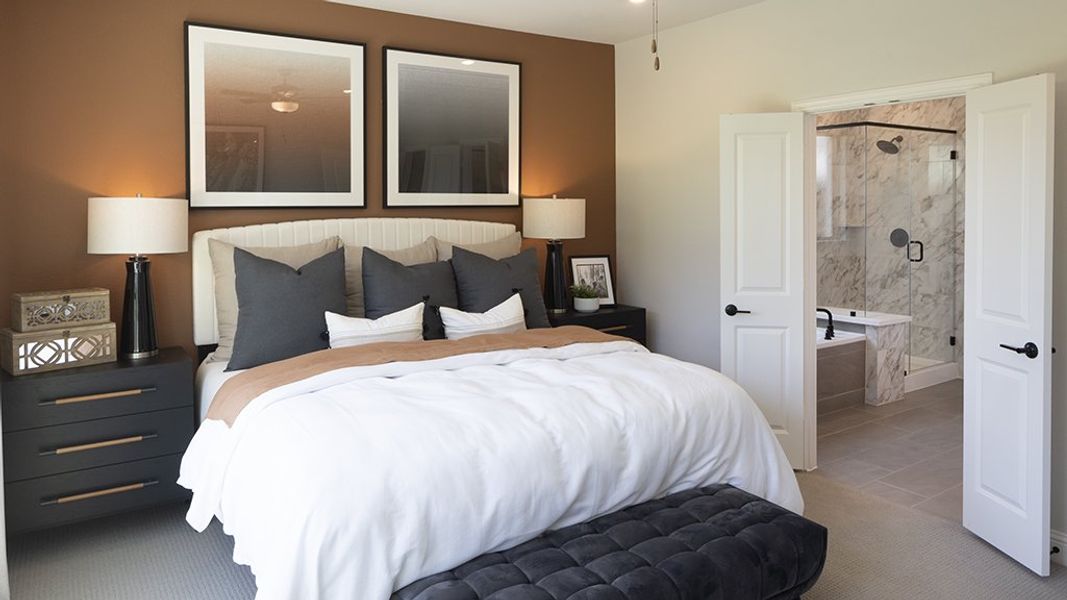 Furnished interior view inside a new home in The Ridge at Northlake, Northlake (Image 7). Furnished interior view inside a new home in The Ridge at Northlake, Northlake (Image 7).