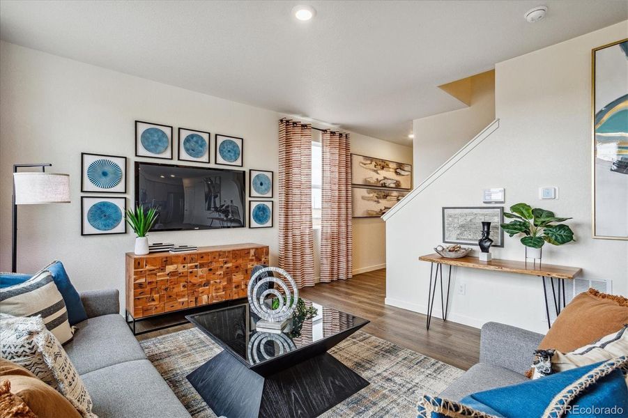 Furnished interior view inside a new home in Ridge at Johnstown, Johnstown (Image 6).