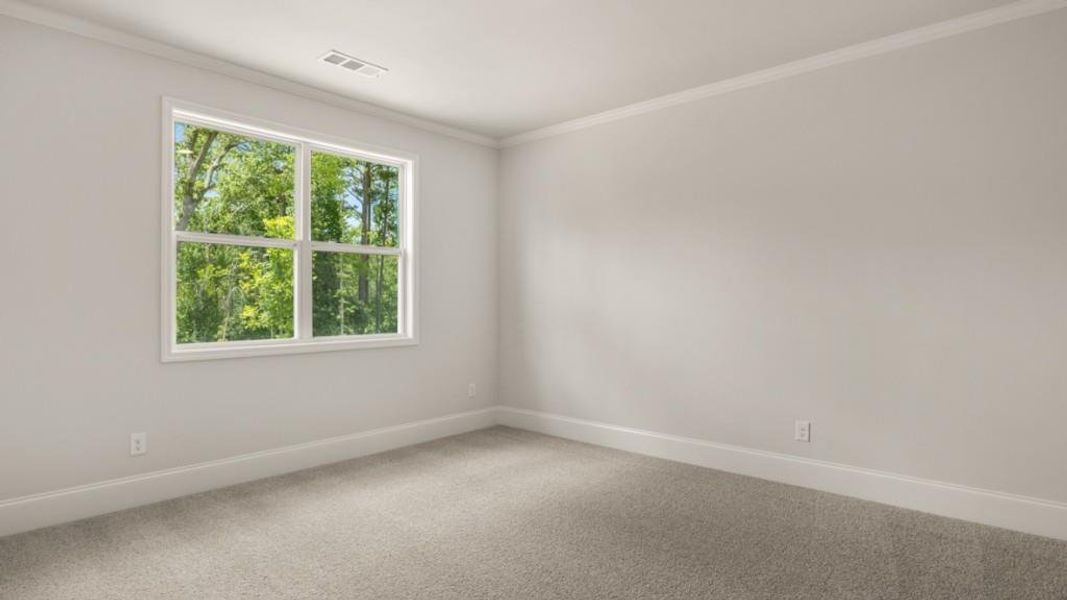 Spacious, unfurnished interior of a new home in Hamptons at Riverwood North, Dallas (Image 35).