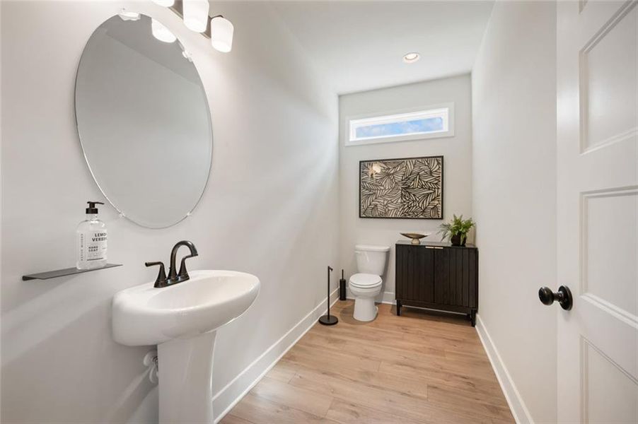 Furnished interior view inside a new home in Rosewood Lake Estates, Hoschton (Image 36).