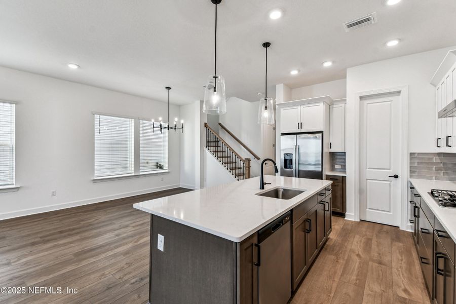 Furnished interior view inside a new home in Granville at eTown 34', Jacksonville (Image 11).