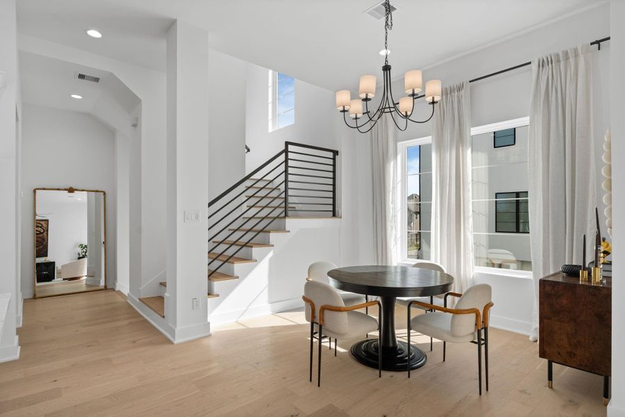 Furnished interior view inside a new home in , Houston (Image 20).