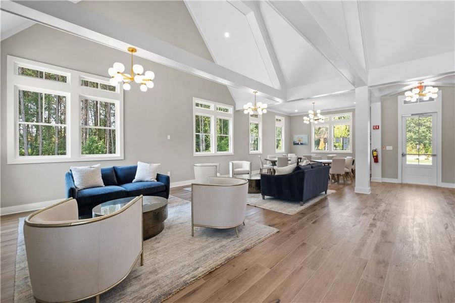 Furnished interior view inside a new home in Hawthorne Ridge, McDonough (Image 3).