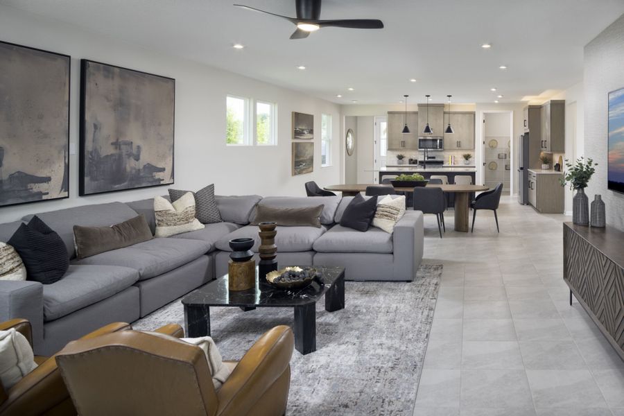 Representative furnished interior of a home built from the Barbados by Mattamy Homes in RiverTown - WaterSong, St. Johns (Image 6). Representative furnished interior of a home built from the Barbados by Mattamy Homes in RiverTown - WaterSong, St. Johns (Image 6).