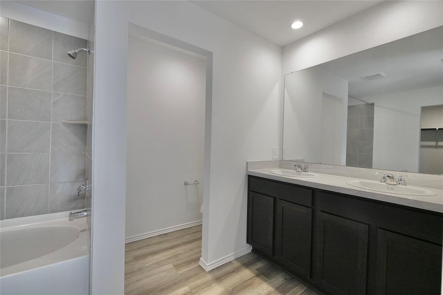 Furnished interior view inside a new home in Legacy Park, Houston (Image 14).