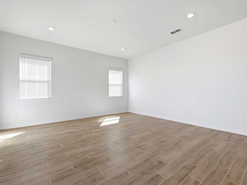 Spacious, unfurnished interior of a new home in Abel Ranch Signature Series, Goodyear (Image 8). Spacious, unfurnished interior of a new home in Abel Ranch Signature Series, Goodyear (Image 8).
