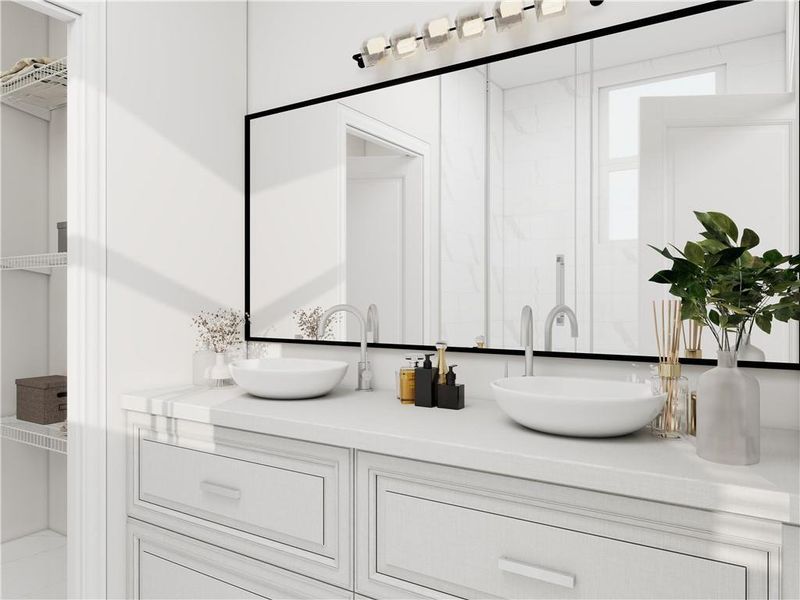 Furnished interior view inside a new home in , Cumming (Image 8).