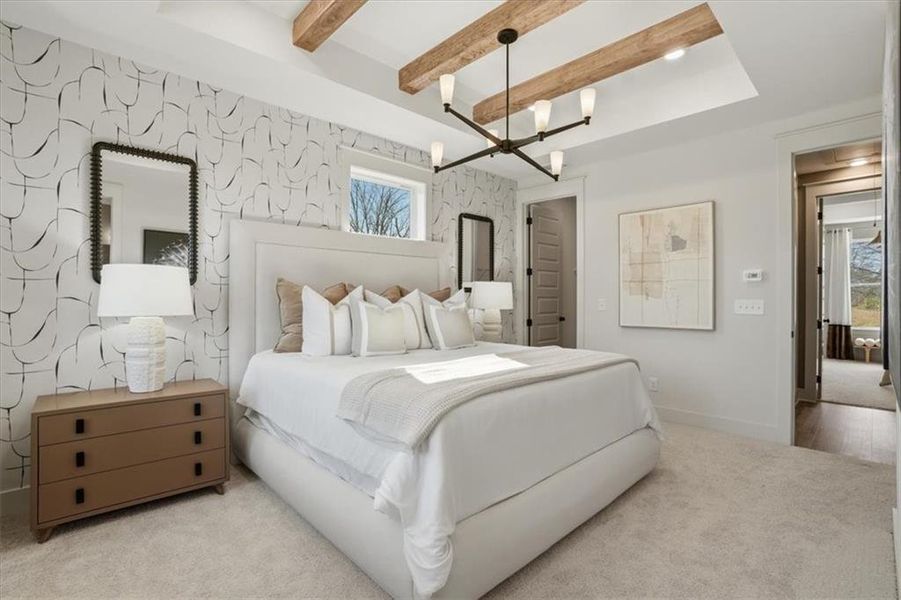 Furnished interior view inside a new home in Barrett Pointe, Kennesaw (Image 31).