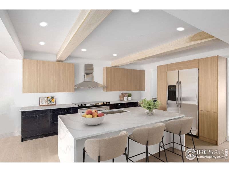 Furnished interior view inside a new home in , Denver (Image 15).