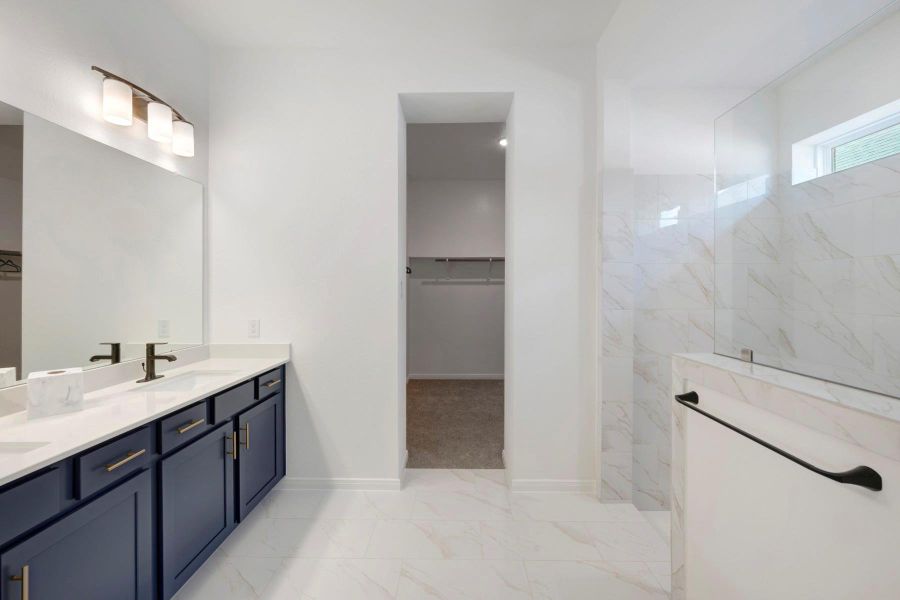 Furnished interior view inside a new home in Jordan Ranch - Terrace Collection, Fulshear (Image 4).