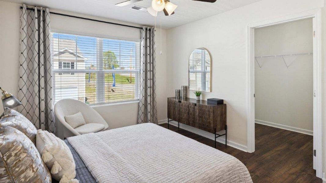 Representative furnished interior of a home built from the Altamont Townhome by D.R. Horton in Belcourt Landing, Cleveland (Image 14).