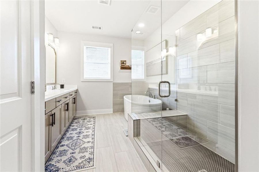Furnished interior view inside a new home in , Cumming (Image 11).