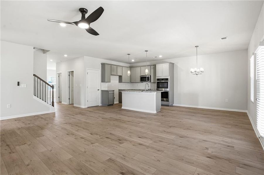 Spacious, unfurnished interior of a new home in The Woodlands Preserve, Jackson (Image 13).