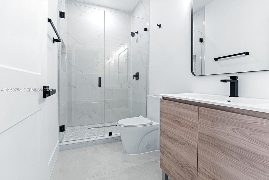 Furnished interior view inside a new home in , Miami (Image 12).