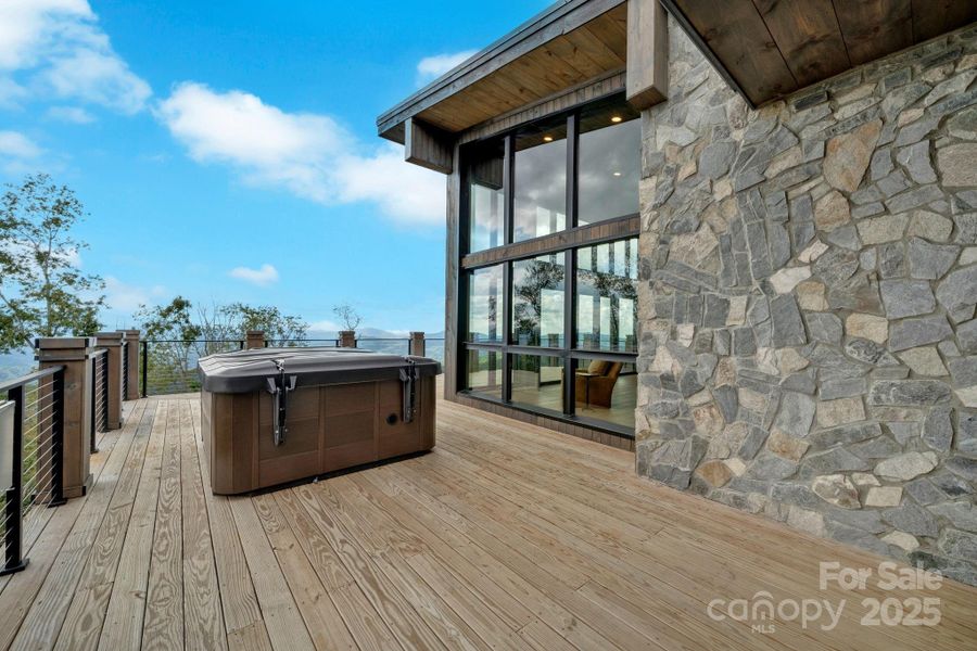 Exterior details and patio area of a home in , Banner Elk (Image 21).