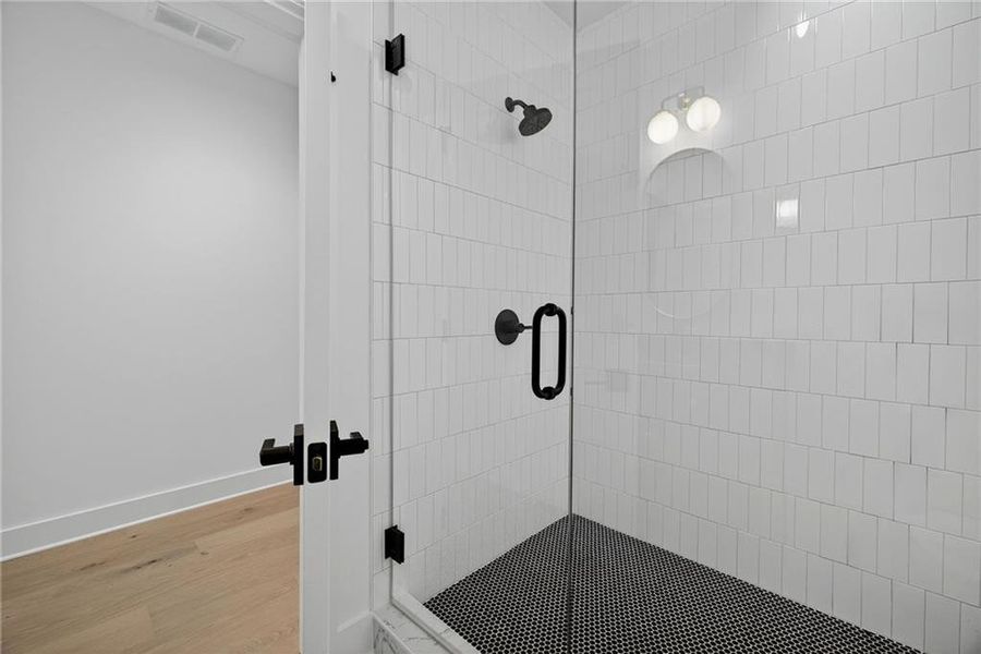 Close-up of interior finishes inside a home in , Atlanta (Image 20).