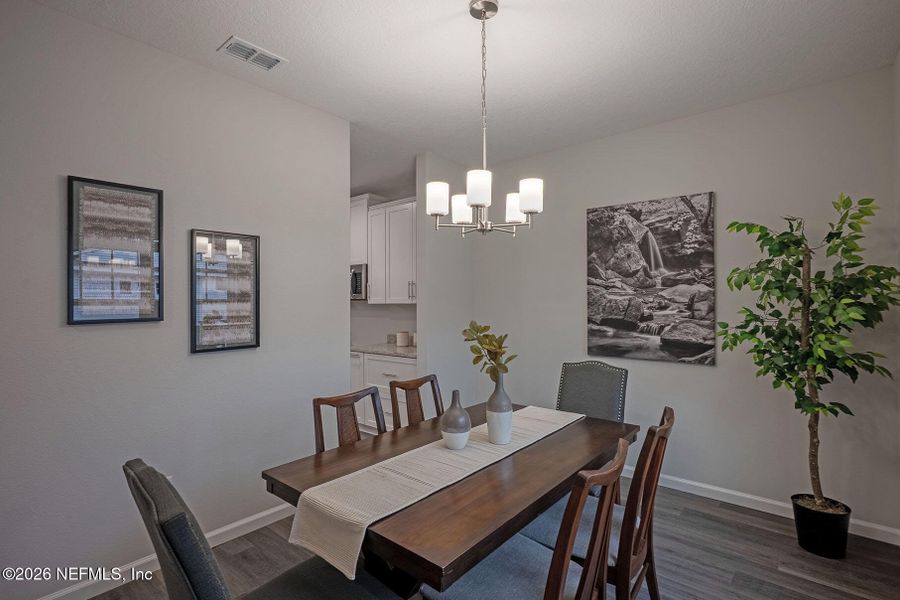 Furnished interior view inside a new home in , Jacksonville (Image 14).