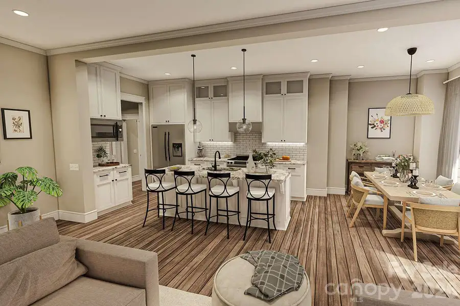 Furnished interior view inside a new home in , Lenoir (Image 3).