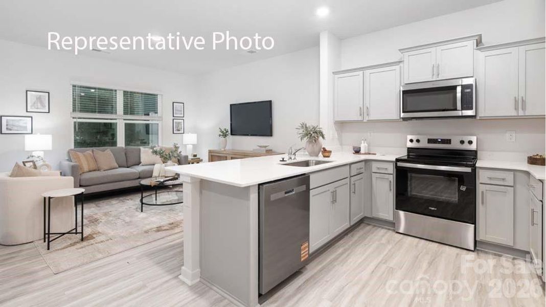 Furnished interior view inside a new home in Clark Creek Landing, Lincolnton (Image 4).