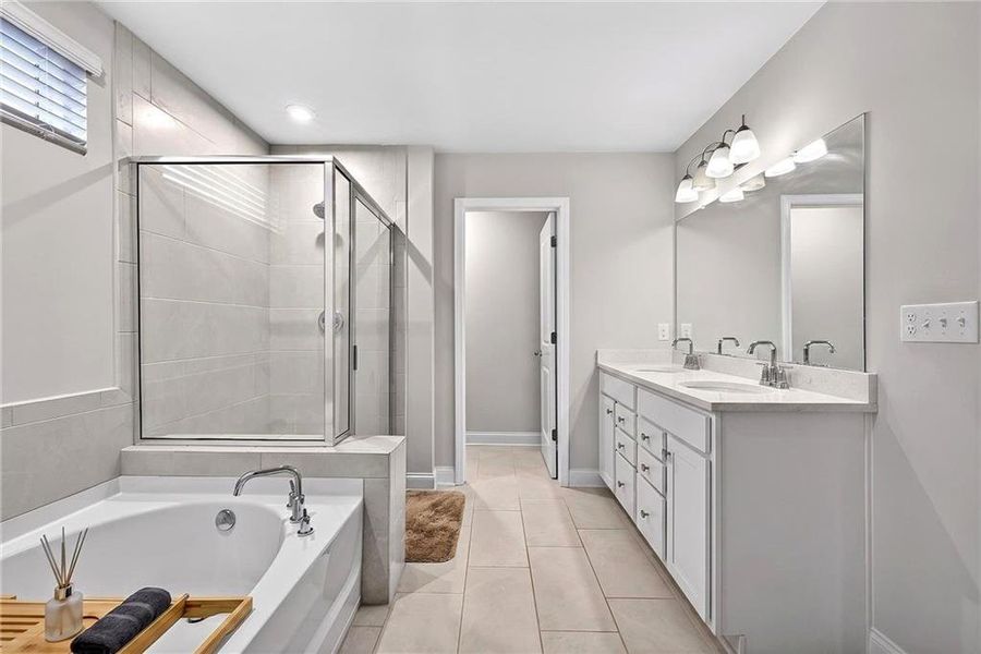 Furnished interior view inside a new home in , McDonough (Image 38).
