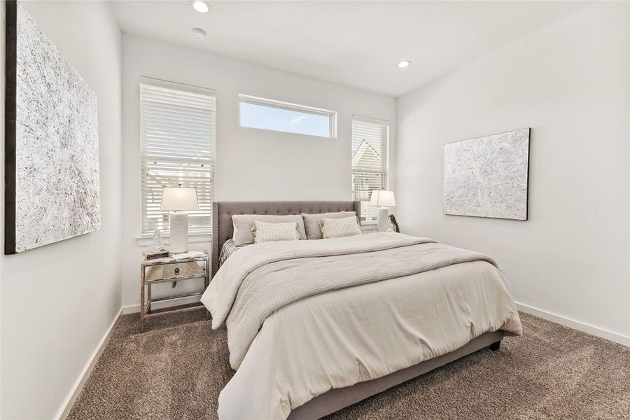 Furnished interior view inside a new home in Uptown District, Houston (Image 12).