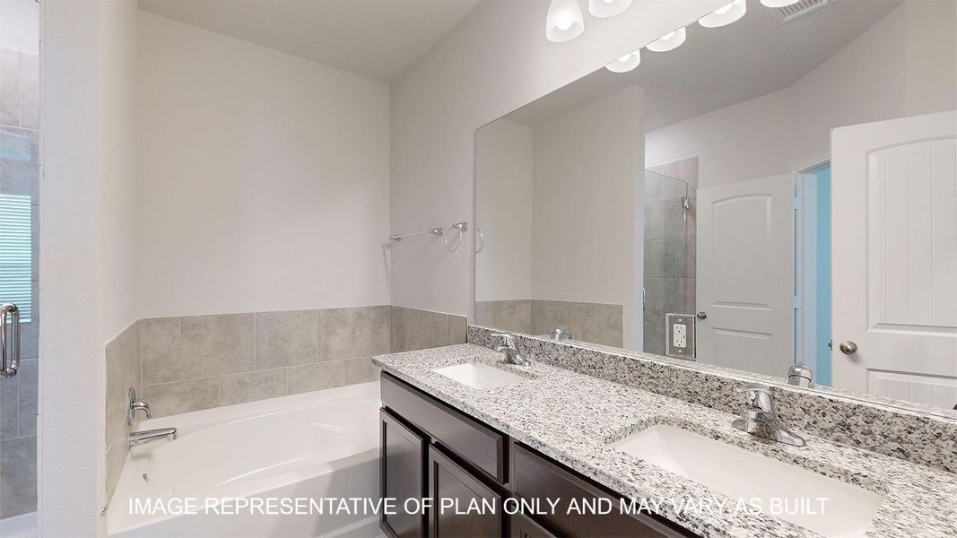 Furnished interior view inside a new home in Turnbo Ranch Traditions, Killeen (Image 10).