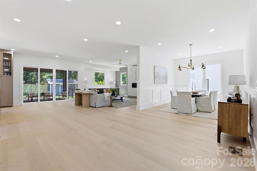Furnished interior view inside a new home in , Charlotte (Image 40).