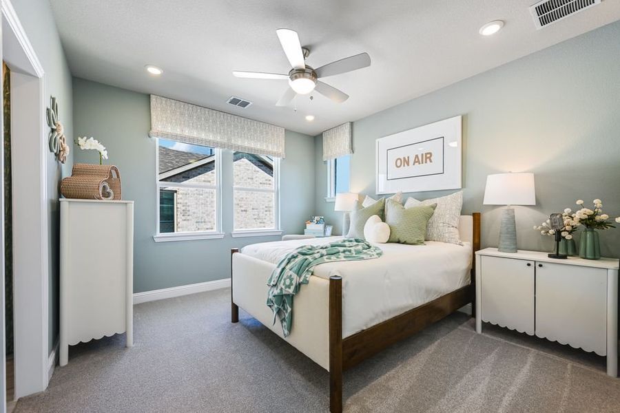 Furnished interior view inside a new home in South Oak, Lakewood Village (Image 18).