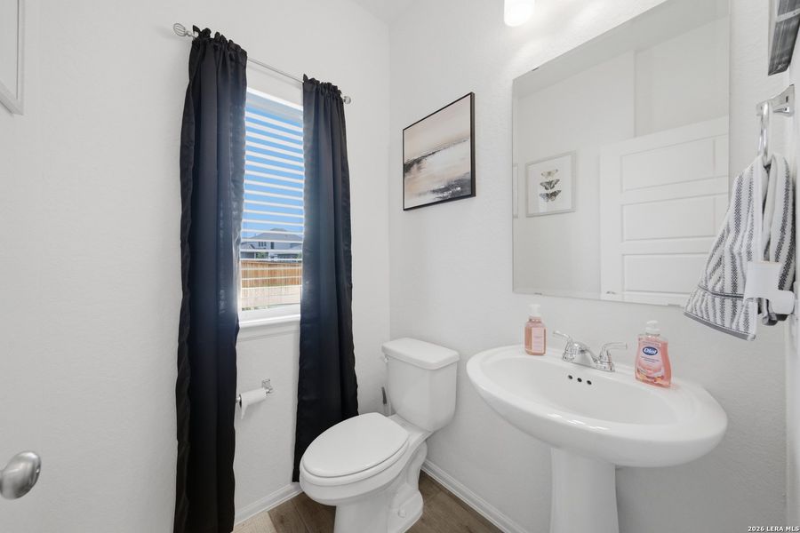 Furnished interior view inside a new home in Ladera, San Antonio (Image 13).