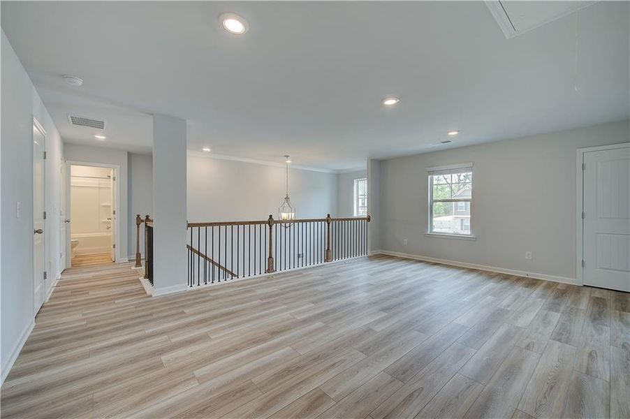 Spacious, unfurnished interior of a new home in Cambria at Traditions, Hampton (Image 23).