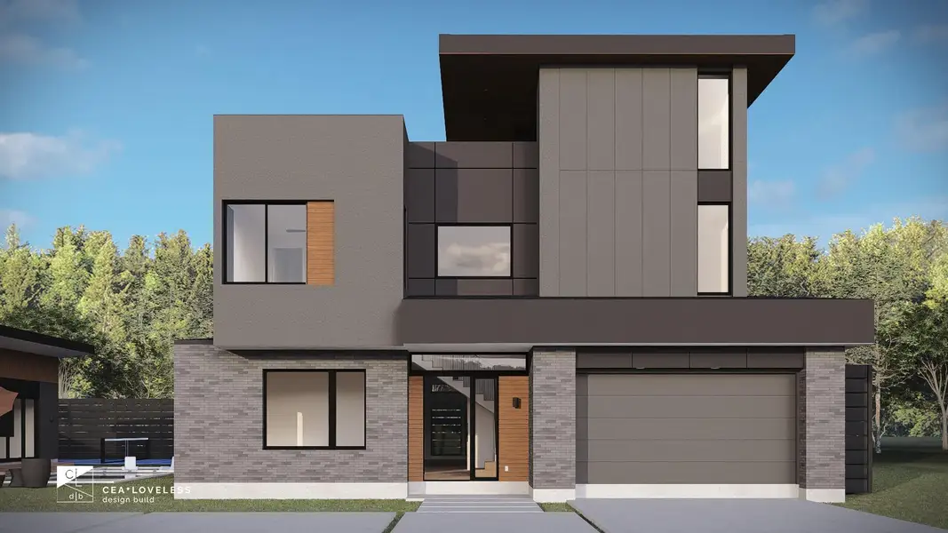 Conceptual rendering of the home's exterior. Actual appearance may vary based on final construction and selections. Conceptual rendering of the home's exterior. Actual appearance may vary based on final construction and selections.