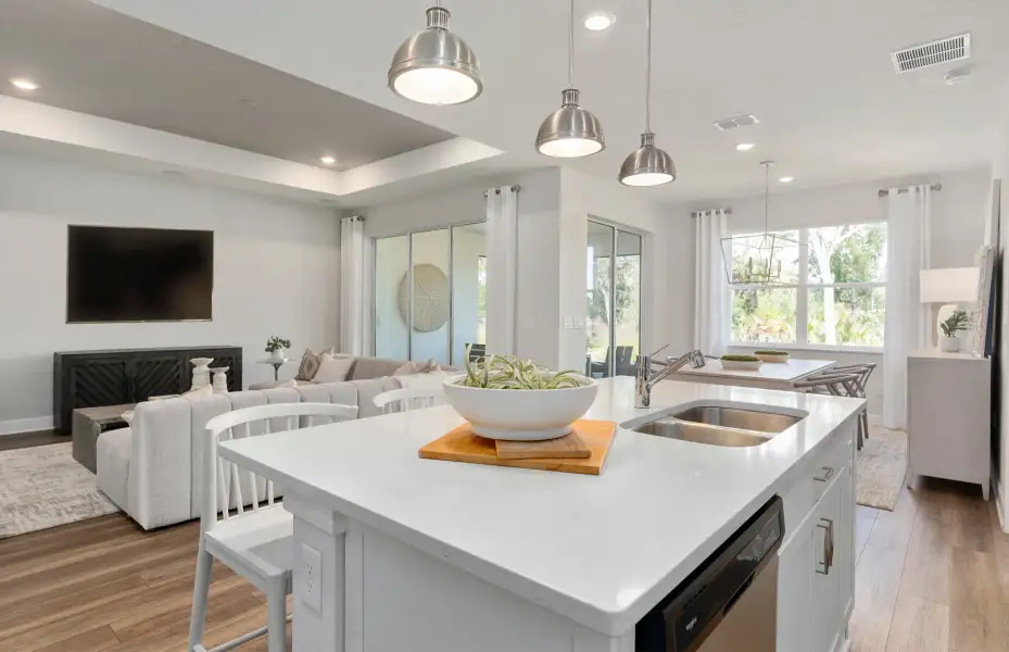 Representative furnished interior of a home built from the Crestmere by Pulte Homes in Highland Pines, Leesburg (Image 8).