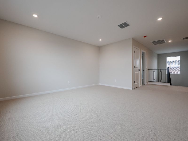 A large empty room.
