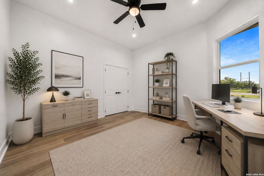 Furnished interior view inside a new home in , Atascosa (Image 37).