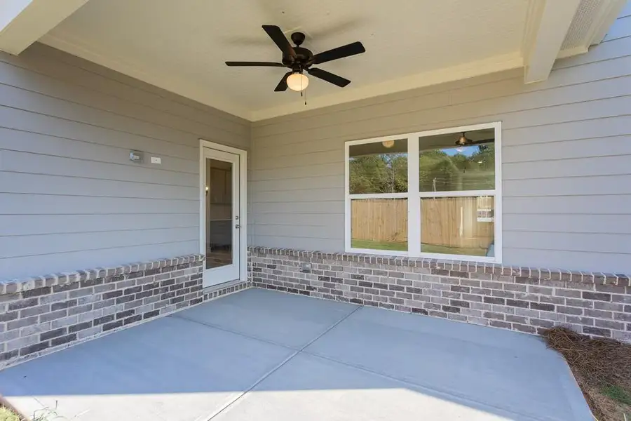 Exterior details and patio area of a home in , Buford (Image 3).