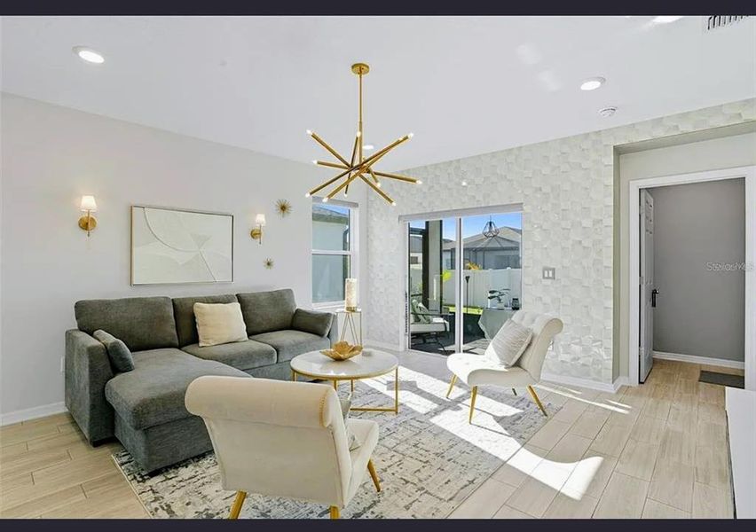 Furnished interior view inside a new home in , Port Charlotte (Image 9). Furnished interior view inside a new home in , Port Charlotte (Image 9).