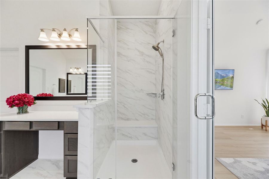 Furnished interior view inside a new home in , Cypress (Image 28).