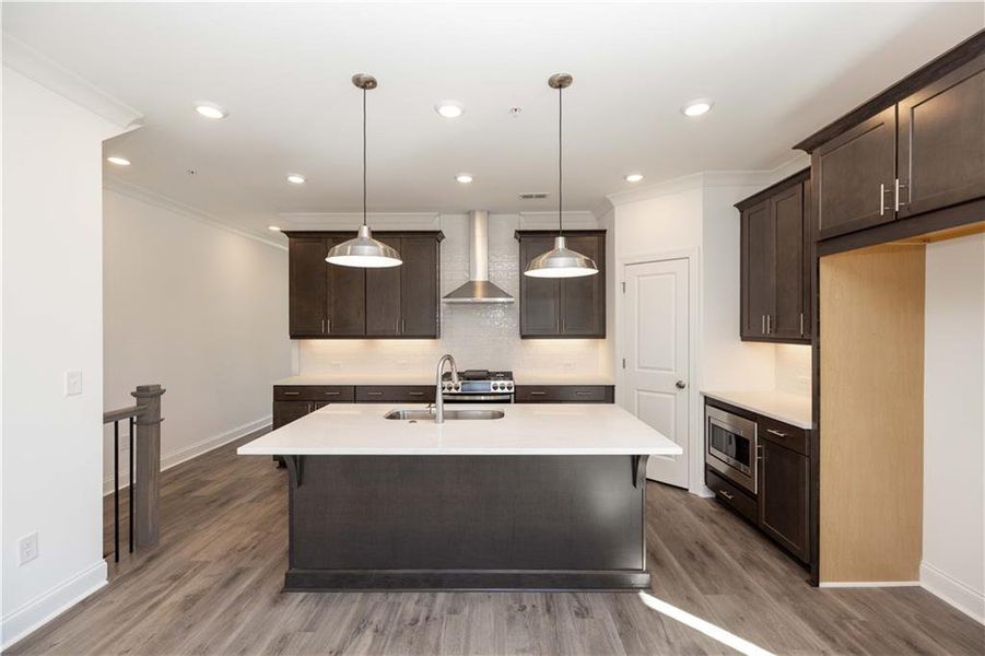 Furnished interior view inside a new home in Ecco Park, Alpharetta (Image 11).
