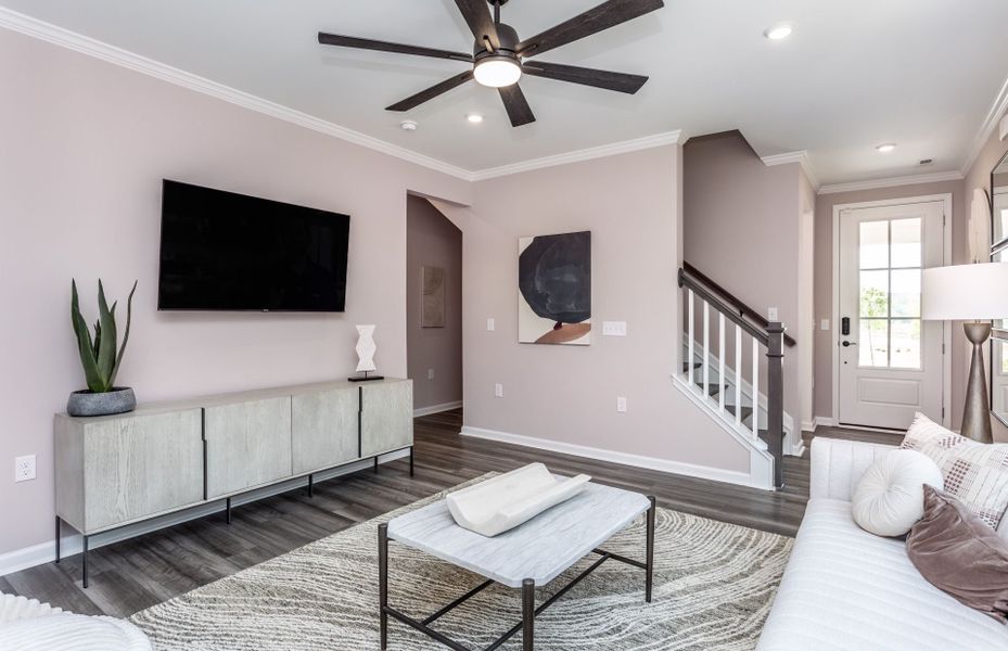 Representative furnished interior of a home built from the Compass by Del Webb in Del Webb at Chatham Park, Pittsboro (Image 27).