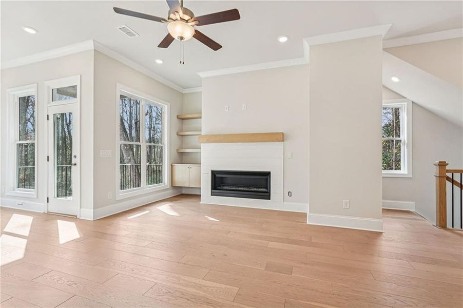 Spacious, unfurnished interior of a new home in Byers Park, Alpharetta (Image 28).