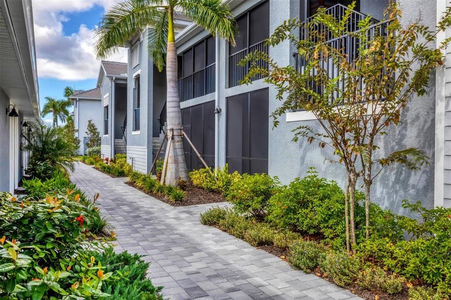 Exterior details and patio area of a home in , Venice (Image 21). Exterior details and patio area of a home in , Venice (Image 21).