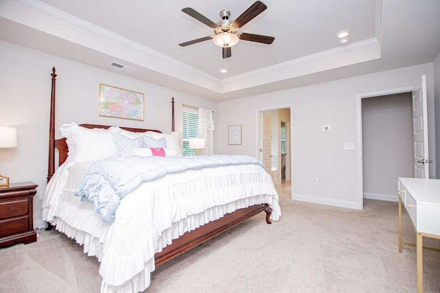 Furnished interior view inside a new home in Windmill Park, Carrollton (Image 18). Furnished interior view inside a new home in Windmill Park, Carrollton (Image 18).