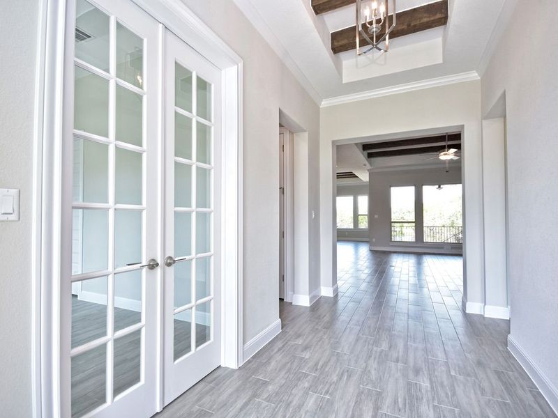 Representative unfurnished interior of a home built from the Catalina by Giddens Homes in Clearwater Ranch, Liberty Hill (Image 129).