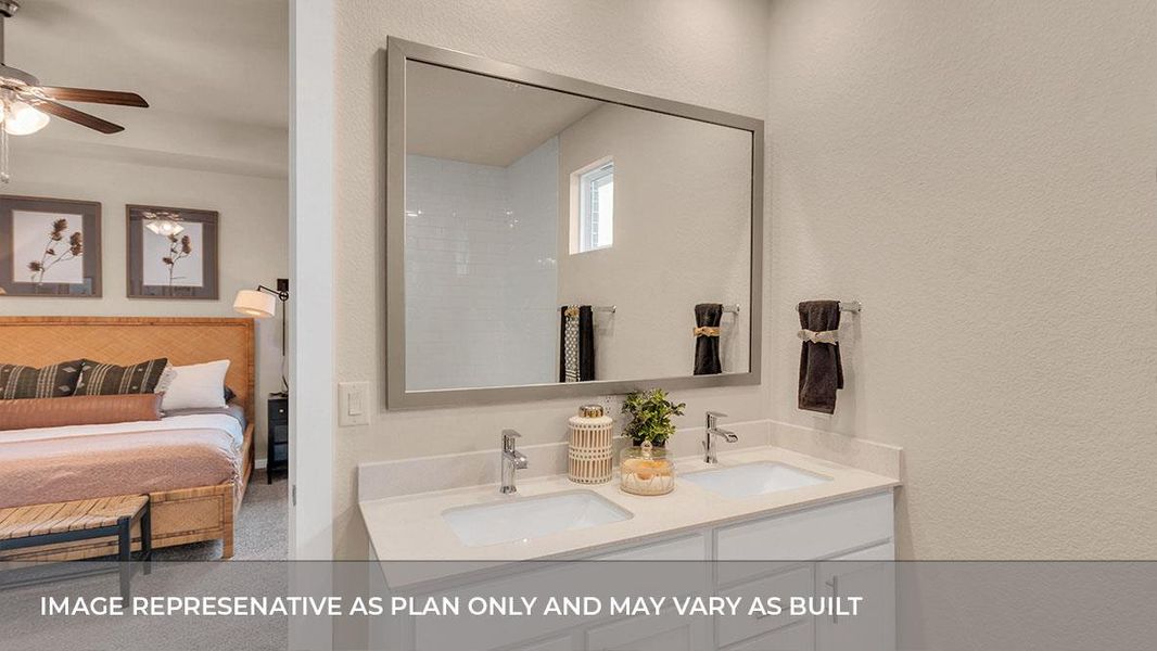 Furnished interior view inside a new home in Rosenbusch Ranch, Leander (Image 29).