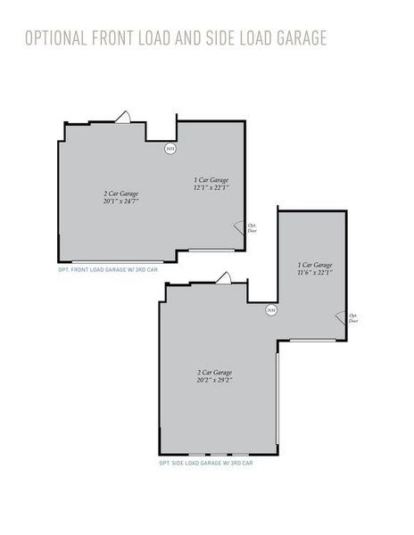 Optional Garage Orientation