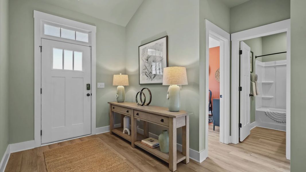 Furnished interior view inside a new home in Pelham Crossing, Greenville (Image 9).