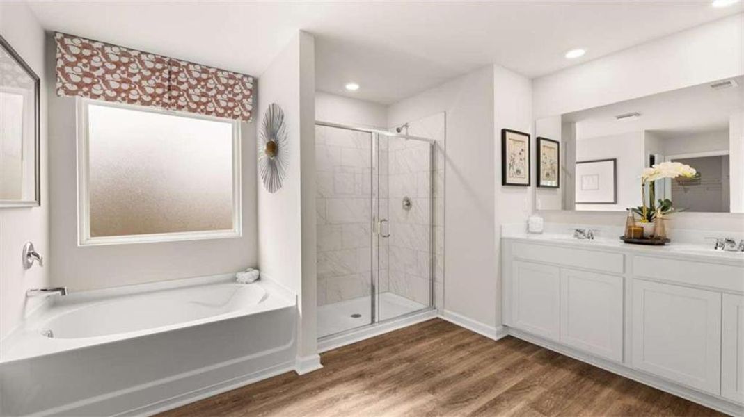 Furnished interior view inside a new home in Echo Glen, Stockbridge (Image 58). Furnished interior view inside a new home in Echo Glen, Stockbridge (Image 58).