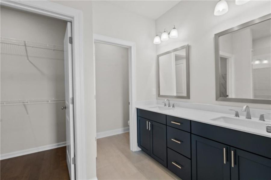 Furnished interior view inside a new home in Palisades Single Family, Cumming (Image 7).