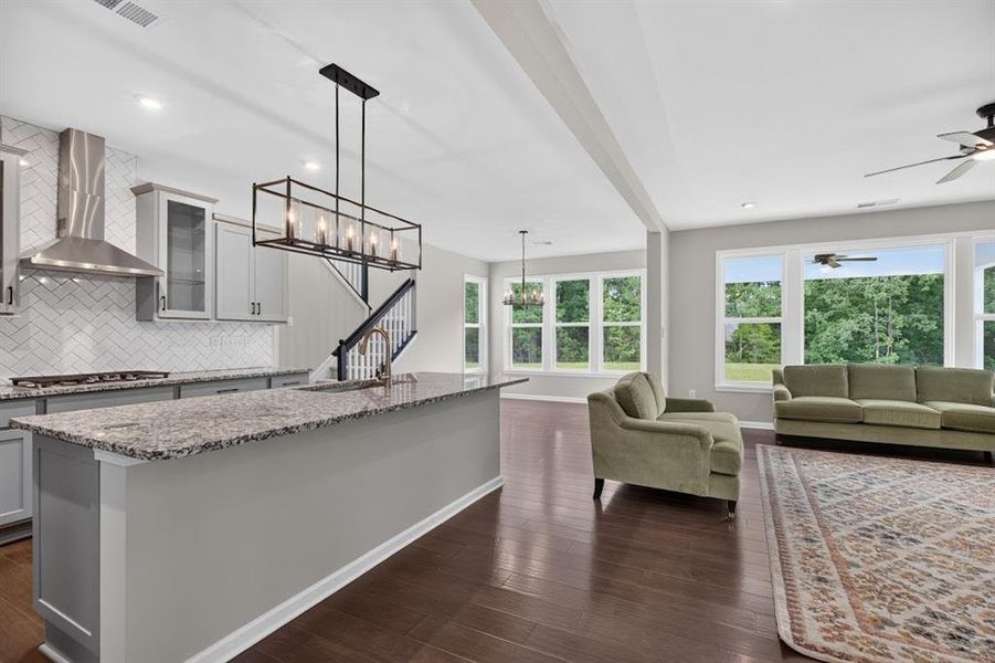 Furnished interior view inside a new home in Pickens Bluff, Hiram (Image 35).